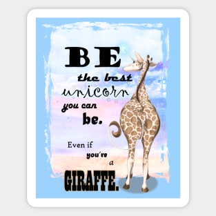 Girafficorn - Unicorn Giraffe Art Magnet